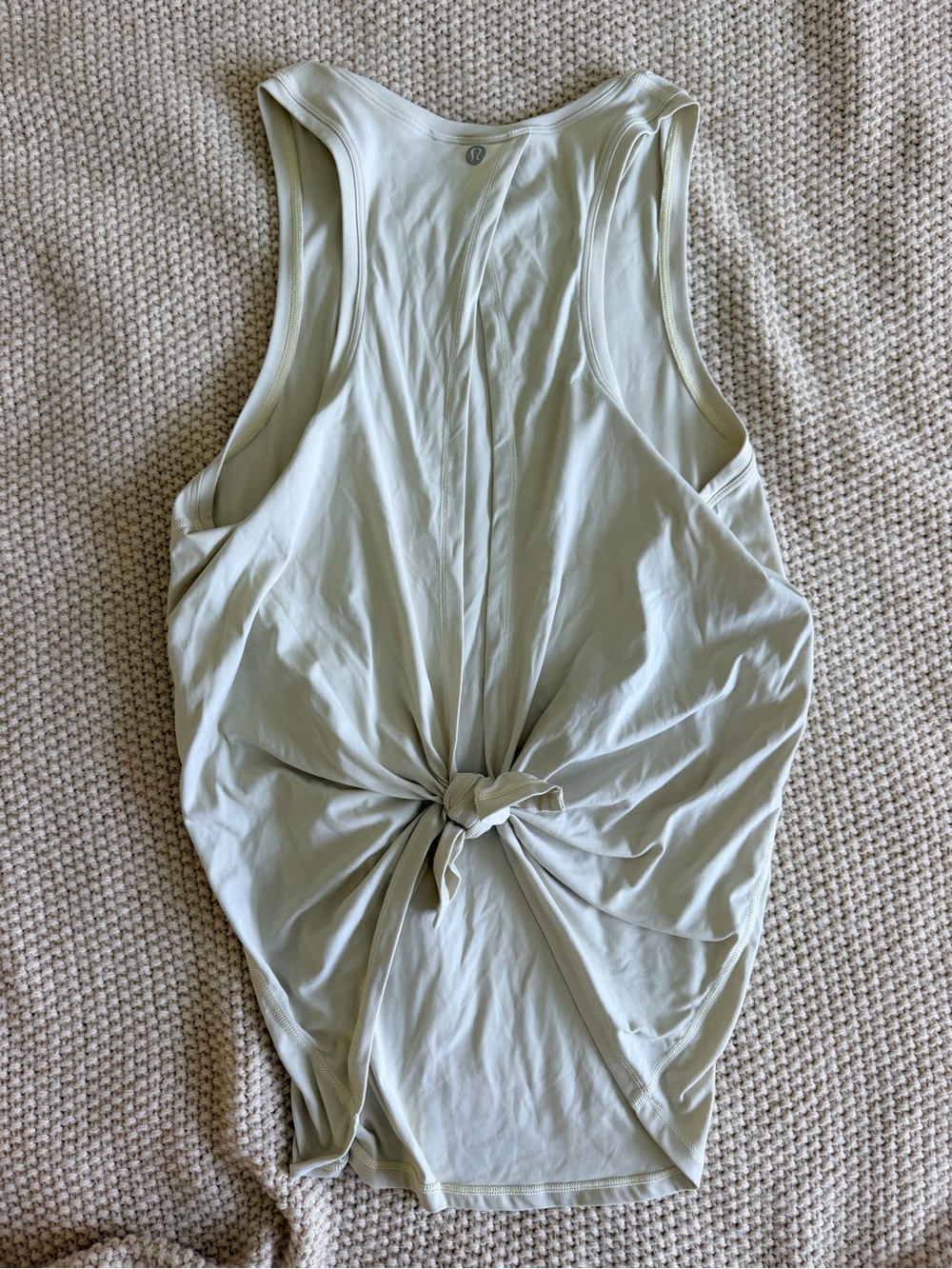 🤍 Lululemon Open-Back Tie Tank — Size 8